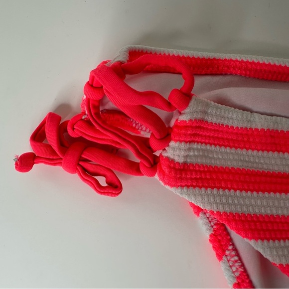 Nwt Xhilaration women’s white and pink bikini bottoms - Picture 3 of 6